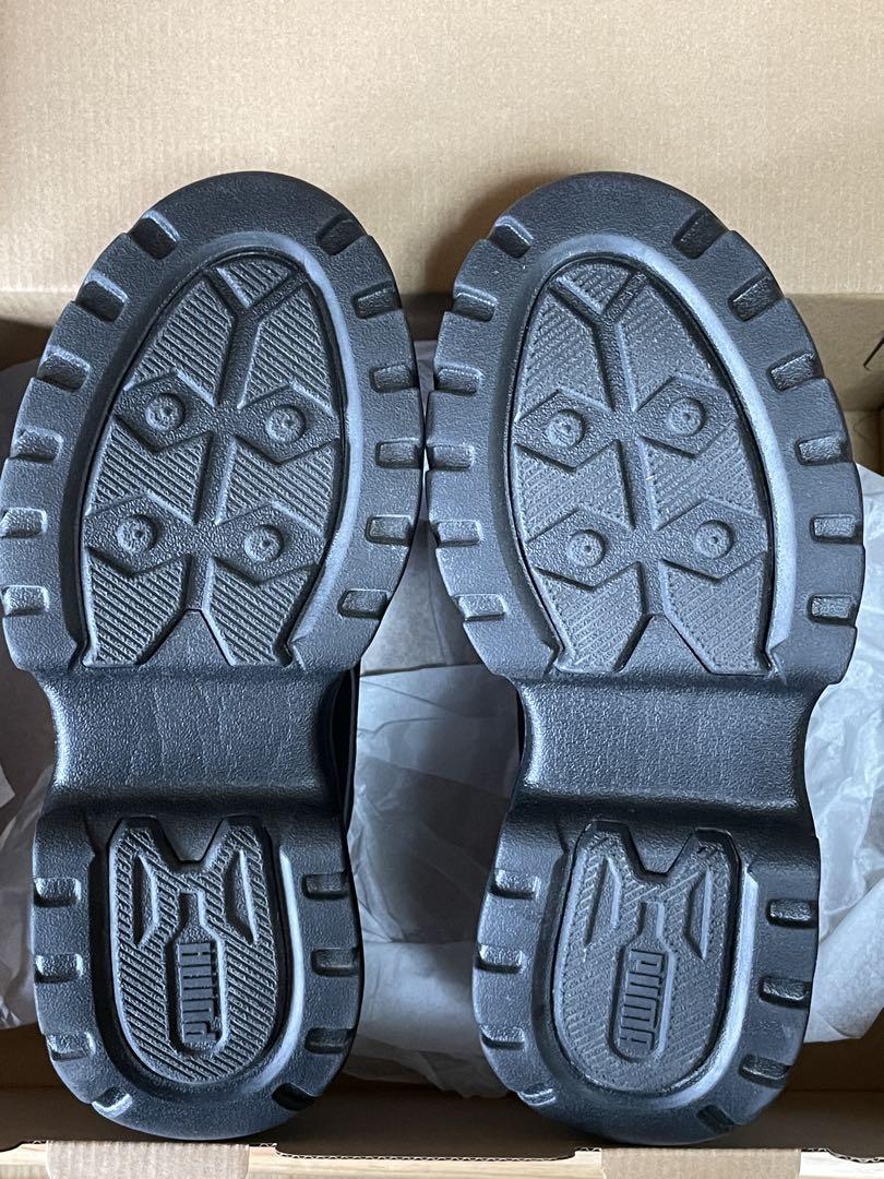 スニーカー 厚底 PUMA KARMEN X-TRA 25cm ブラック