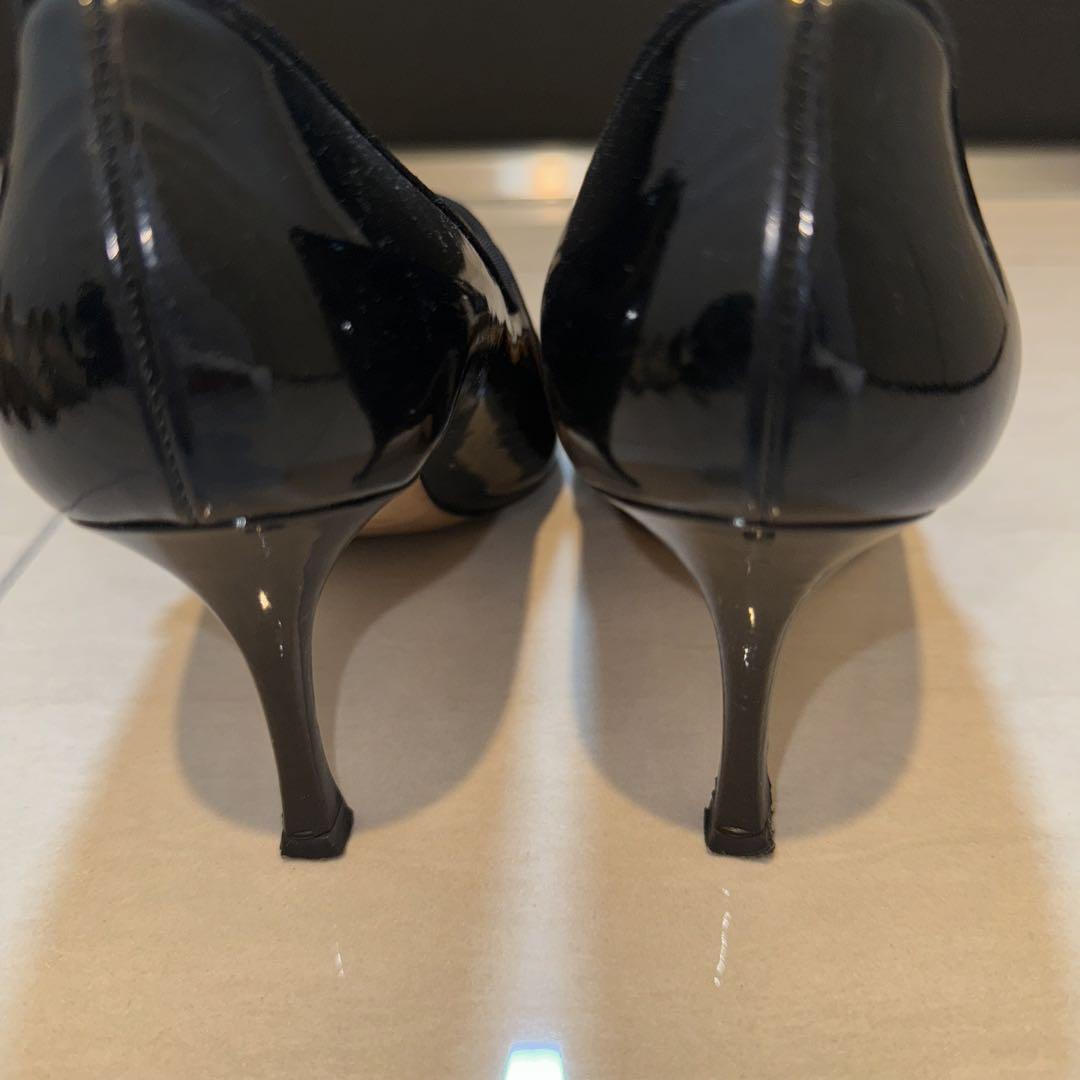 MANOLO BLAHNIK 36.5 エナメル美品