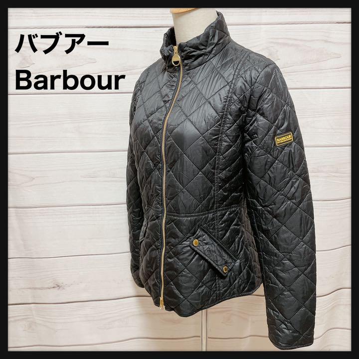 【大人気】バブアー Barbour ★M〜L キルティングジャケット ブラック