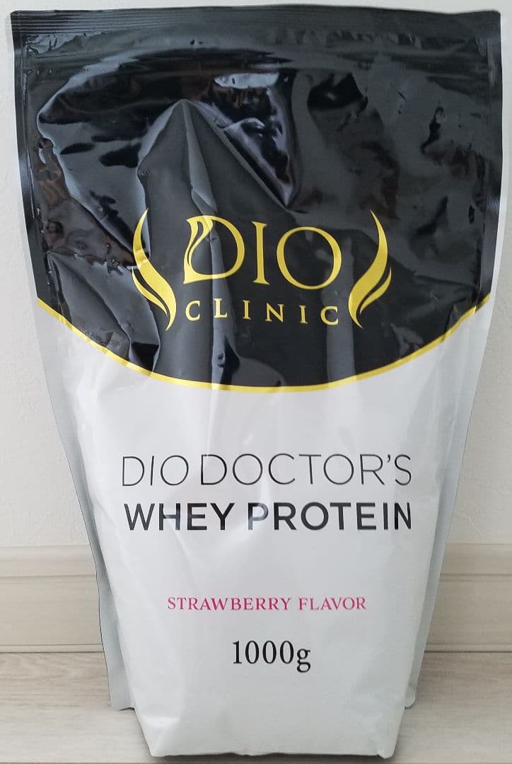 【新品未開封】DIO DOCTOR'S　ホエイプロテイン　1kg　ストロベリー