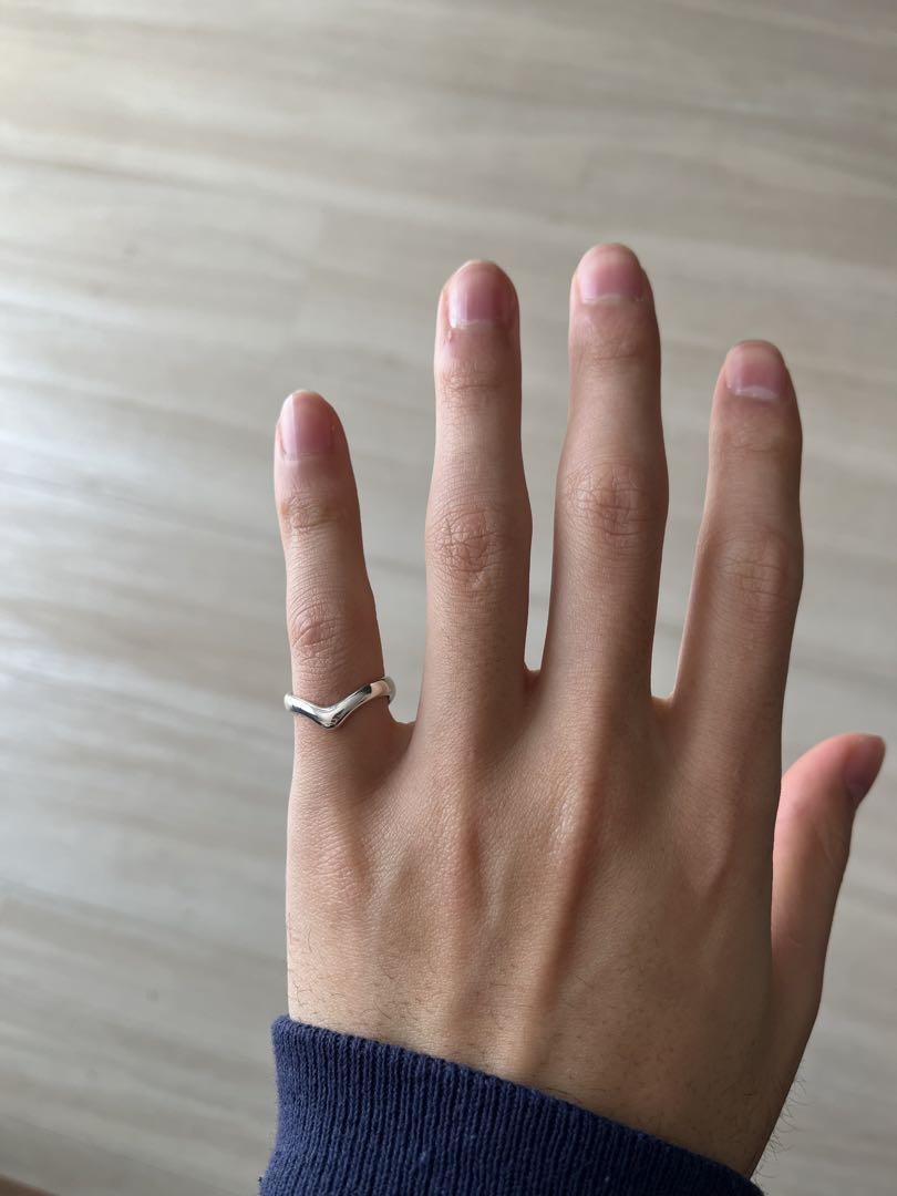 希少] Tiffany & Co. ハート型リング 925シルバー