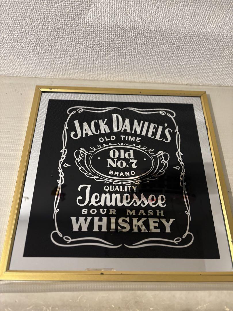 【値下げ】Jack Daniel's ミラー　アート　パブミラー　アンティーク