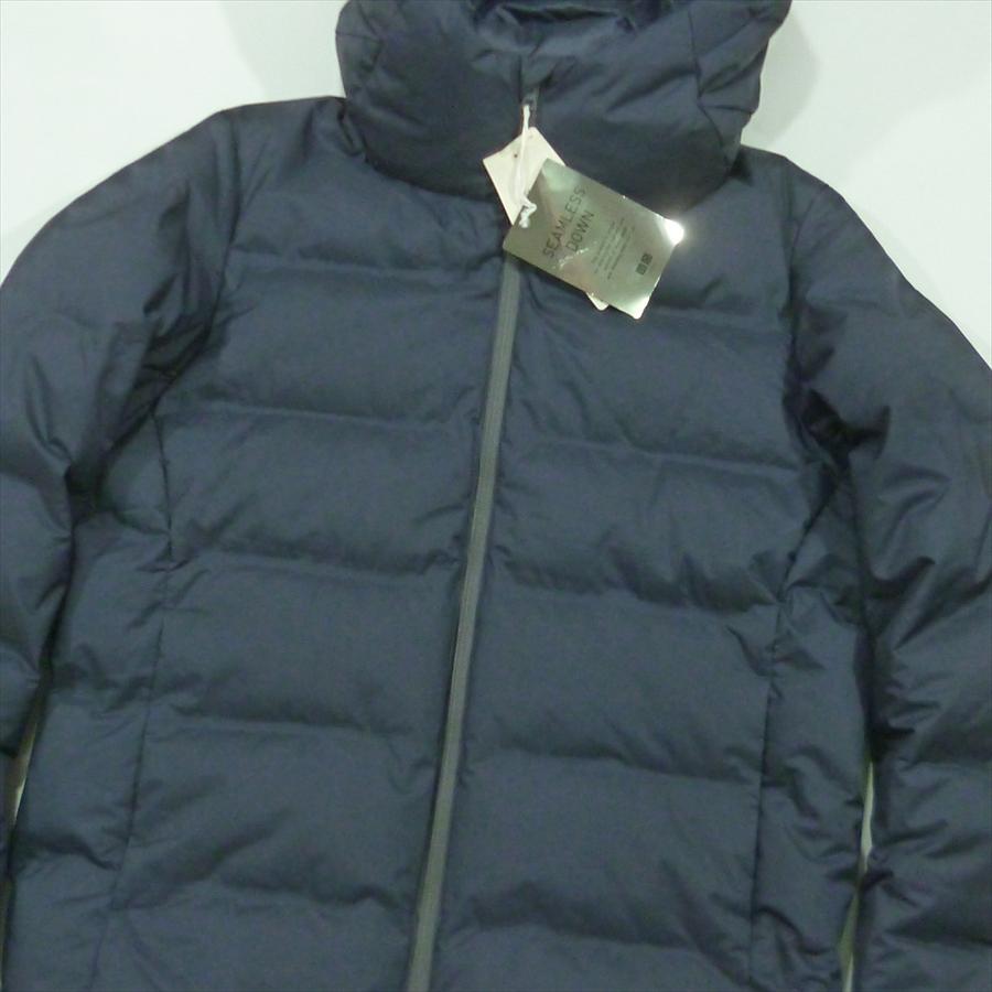 UNIQLO シームレスダウンパーカ NAVY M