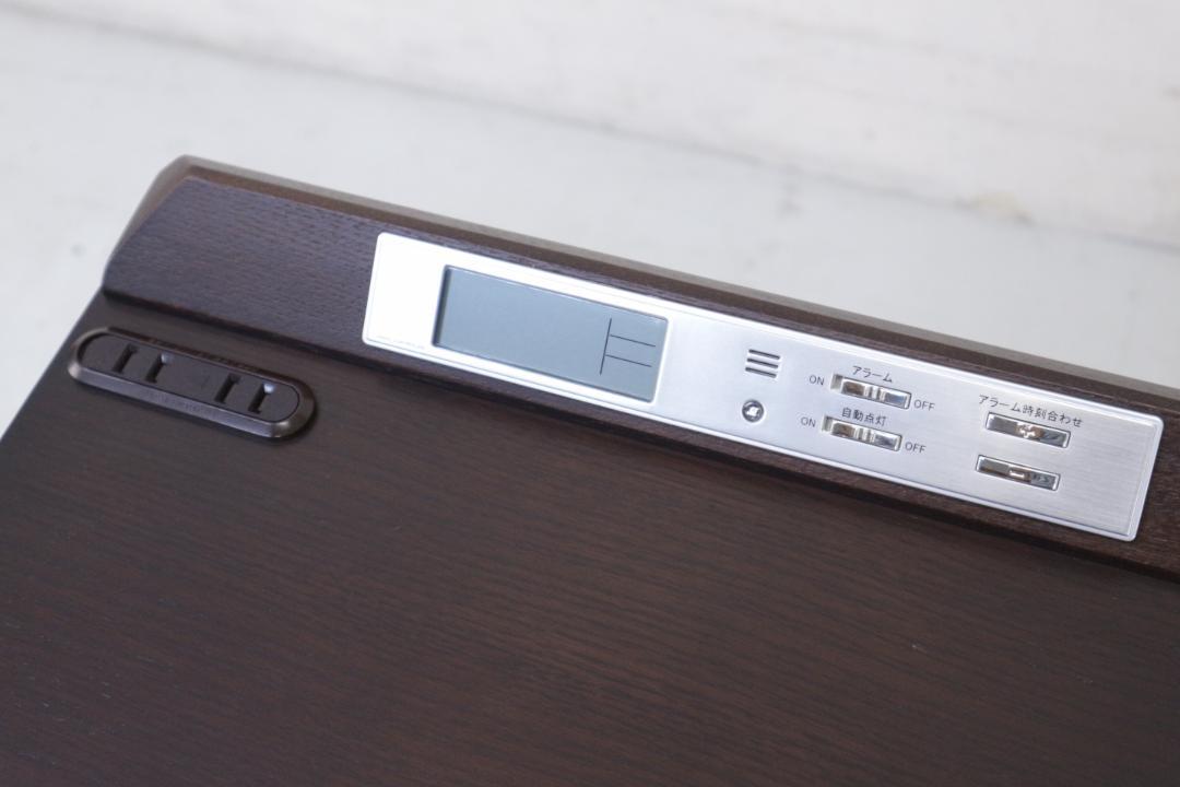2022SALE IDC大塚家具 ビエンナ ナイトテーブル ホテル仕様 時計アラーム付き KejwI-m84836080723 格安新作