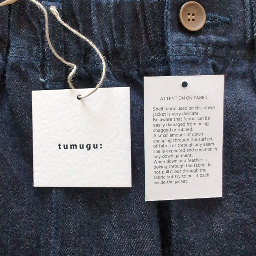 jiro様 ツムグtumugu リネンデニムテーパードバルーンパンツ