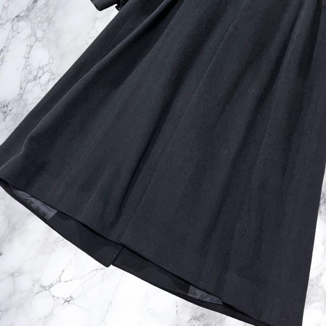 極美品 ANAYI アナイ トレンチコート ロングコート カシミヤ100% 黒