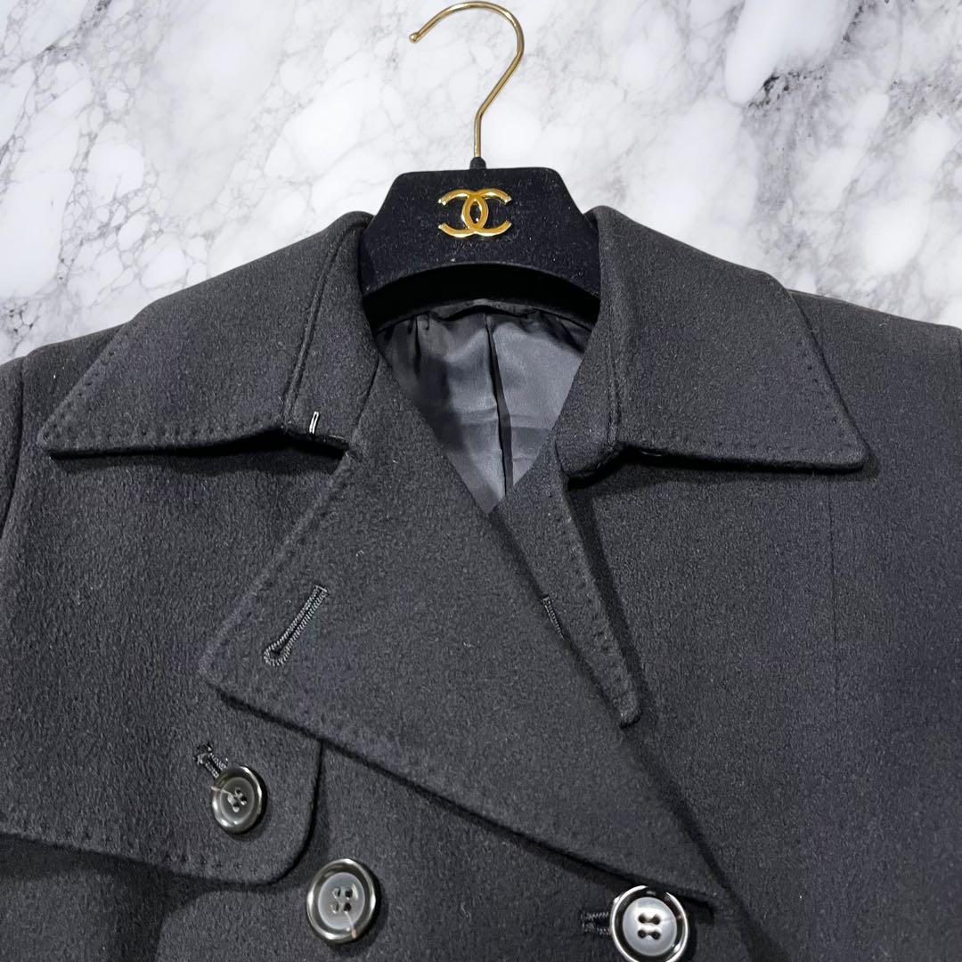 極美品 ANAYI アナイ トレンチコート ロングコート カシミヤ100% 黒