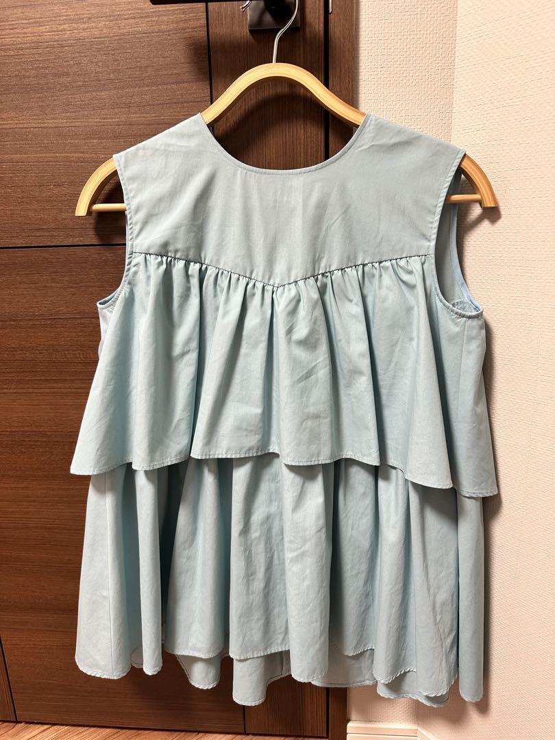 SEVENTEN by MIHO KAWAHITOバックリボンフリルノースリーブ