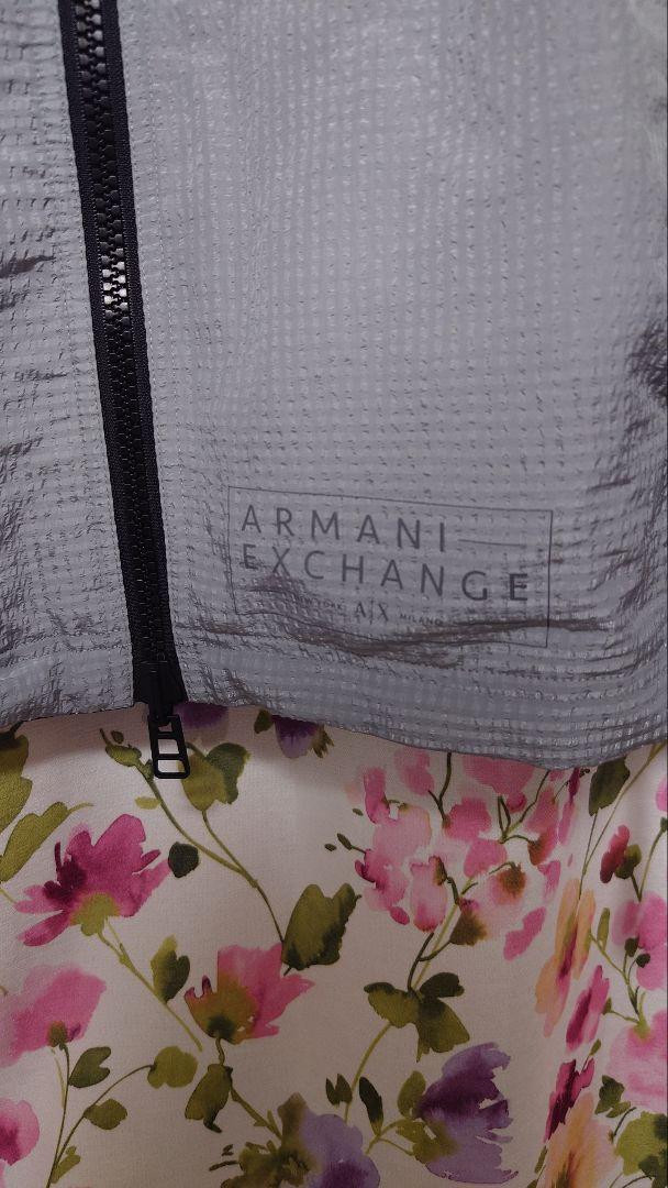 Armani Exchange リバーシブルフーデッドブルゾン　グレー　L