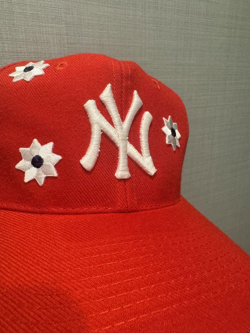 NICK GEAR 3D Flower CAP レッドニューエラ
