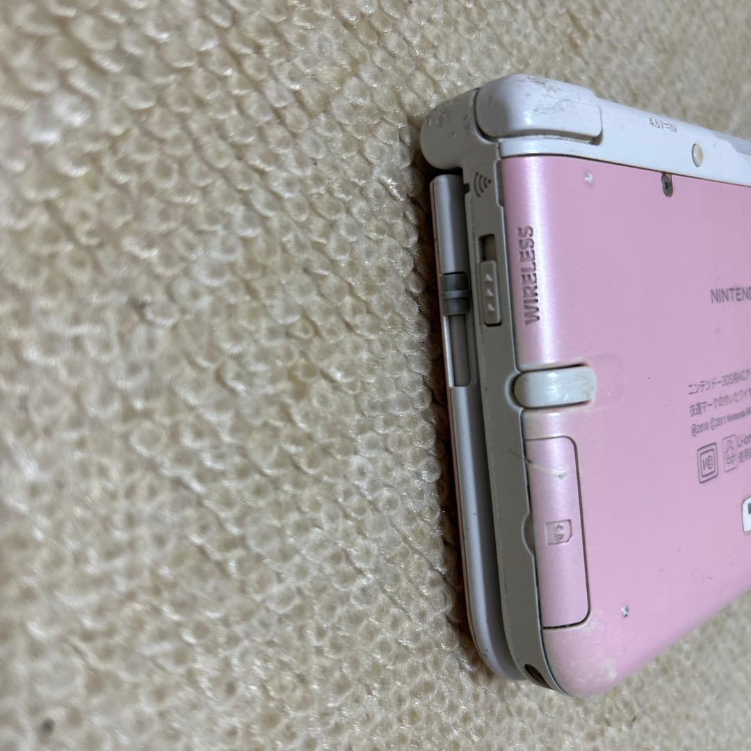 稼働品 Nintendo 3DS LL ピンク×ホワイト 本体 UP786_INFO