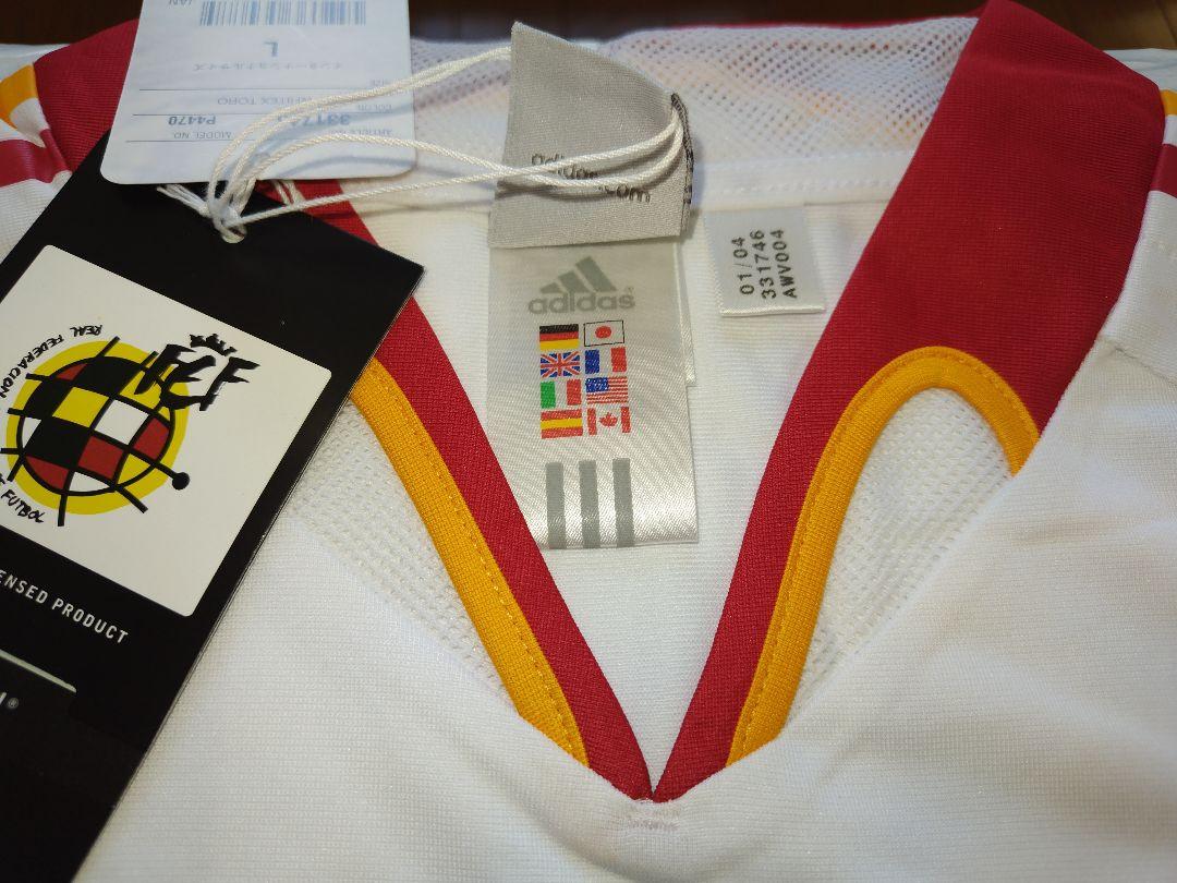 adidas スペイン代表 2004年アウェイ Lサイズ 未使用品