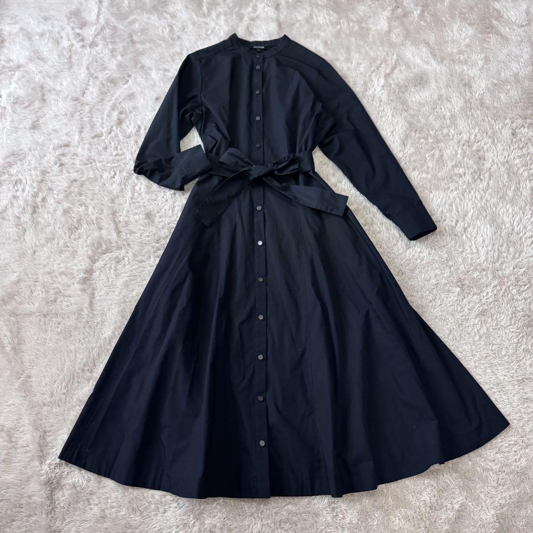 アンタイトル ロングシャツワンピース バンドカラー Aライン 2022年製ワンピース