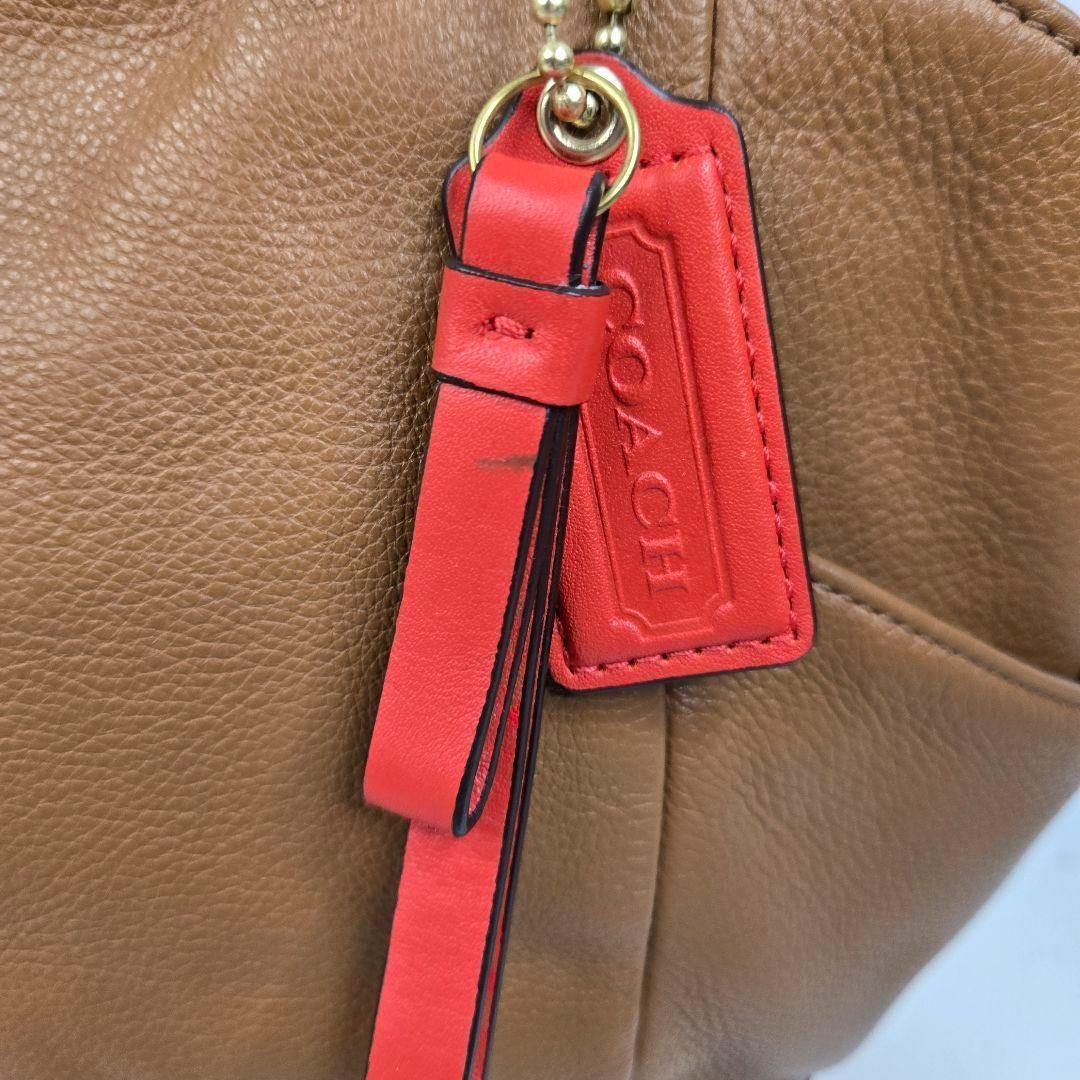 極美品 COACH レザー トートバッグ 肩掛け可能 A4収納可能