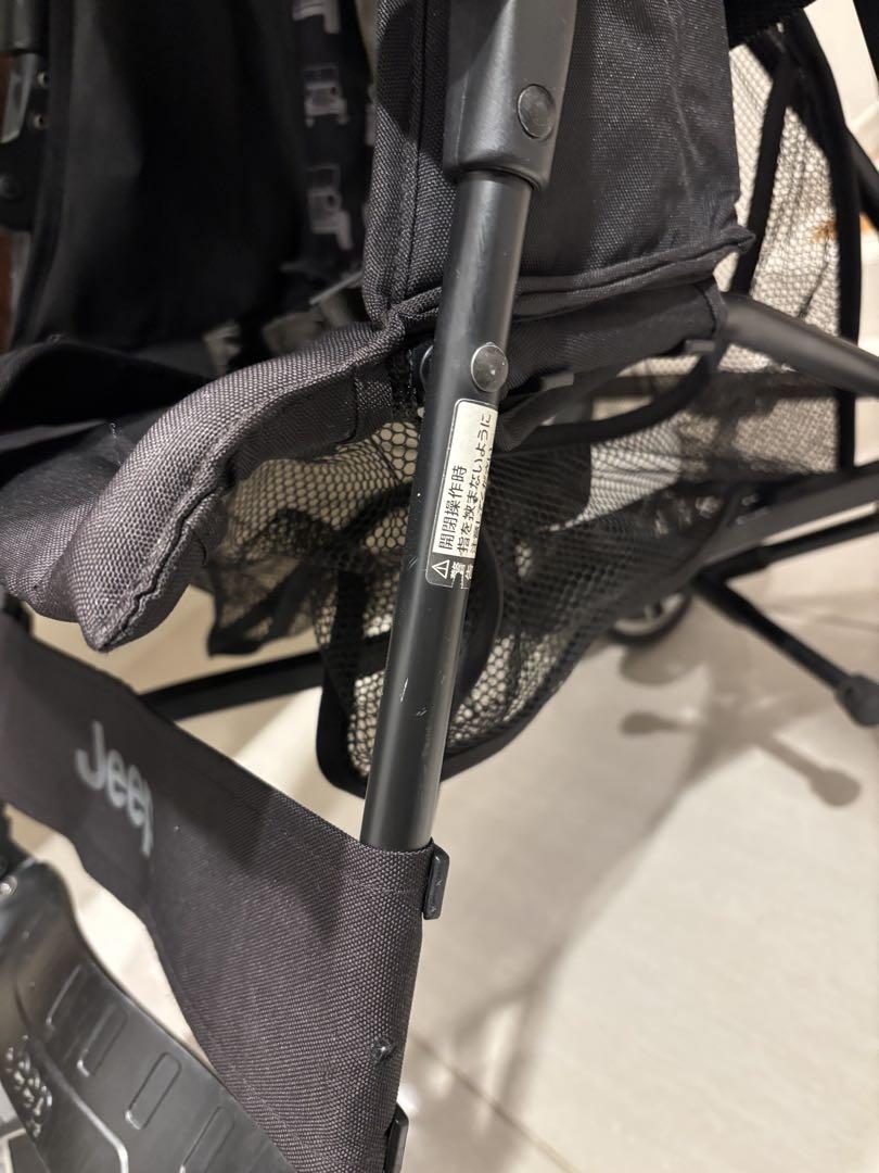 Jeep ブラック 軽量ベビーカー