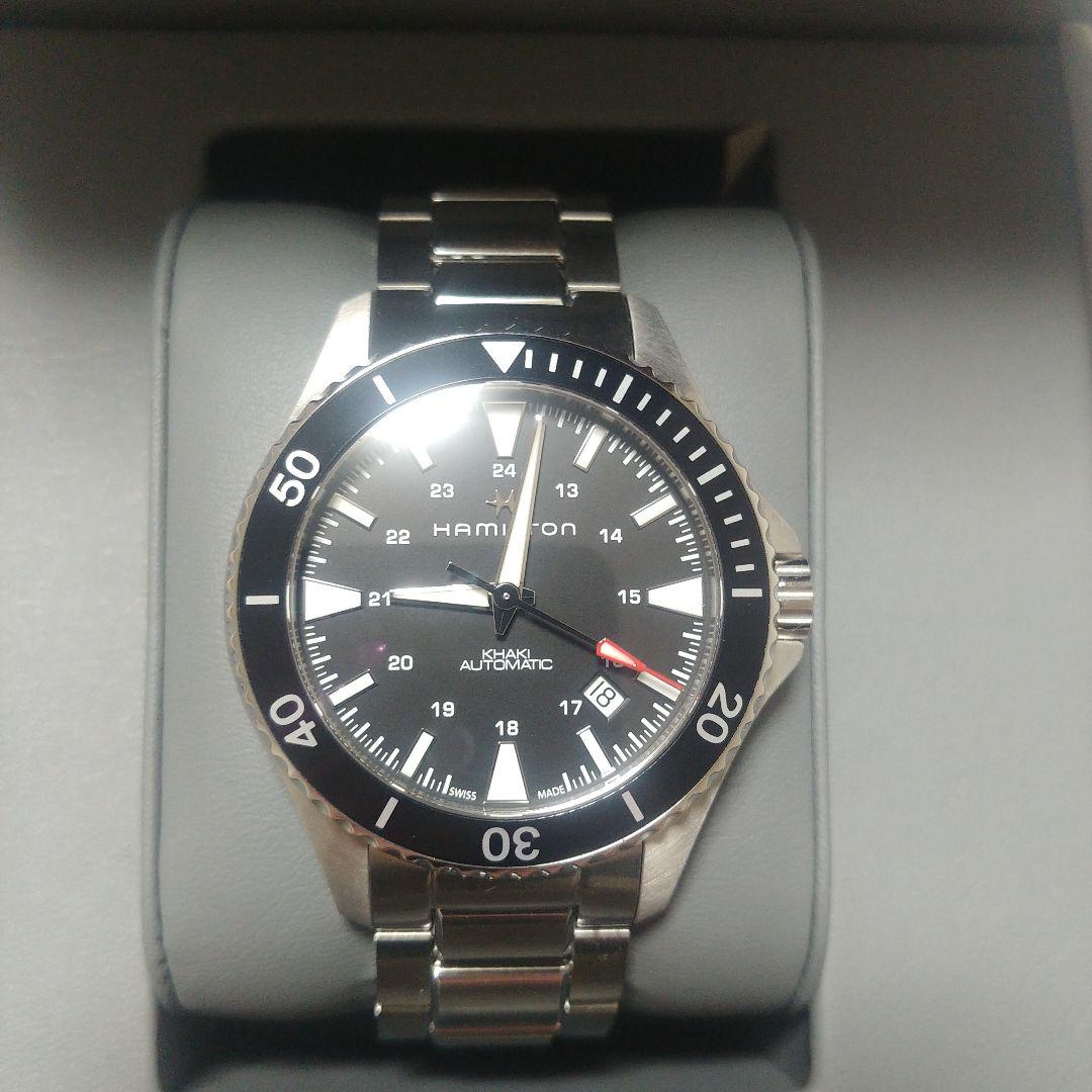 美品】HAMILTON カーキ ネイビー SCUBA AUTO 40mm 美品】HAMILTON カーキ ネイビー SCUBA AUTO 40mm