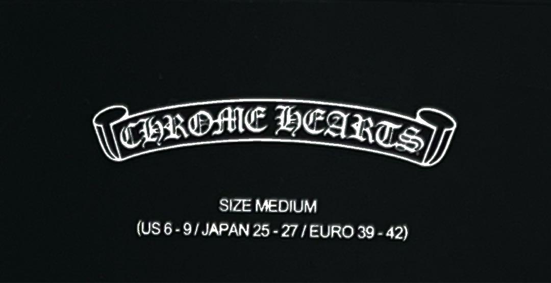 【新品】CHROME HEARTS ソックス ブラック Mサイズ(25〜27㎝)