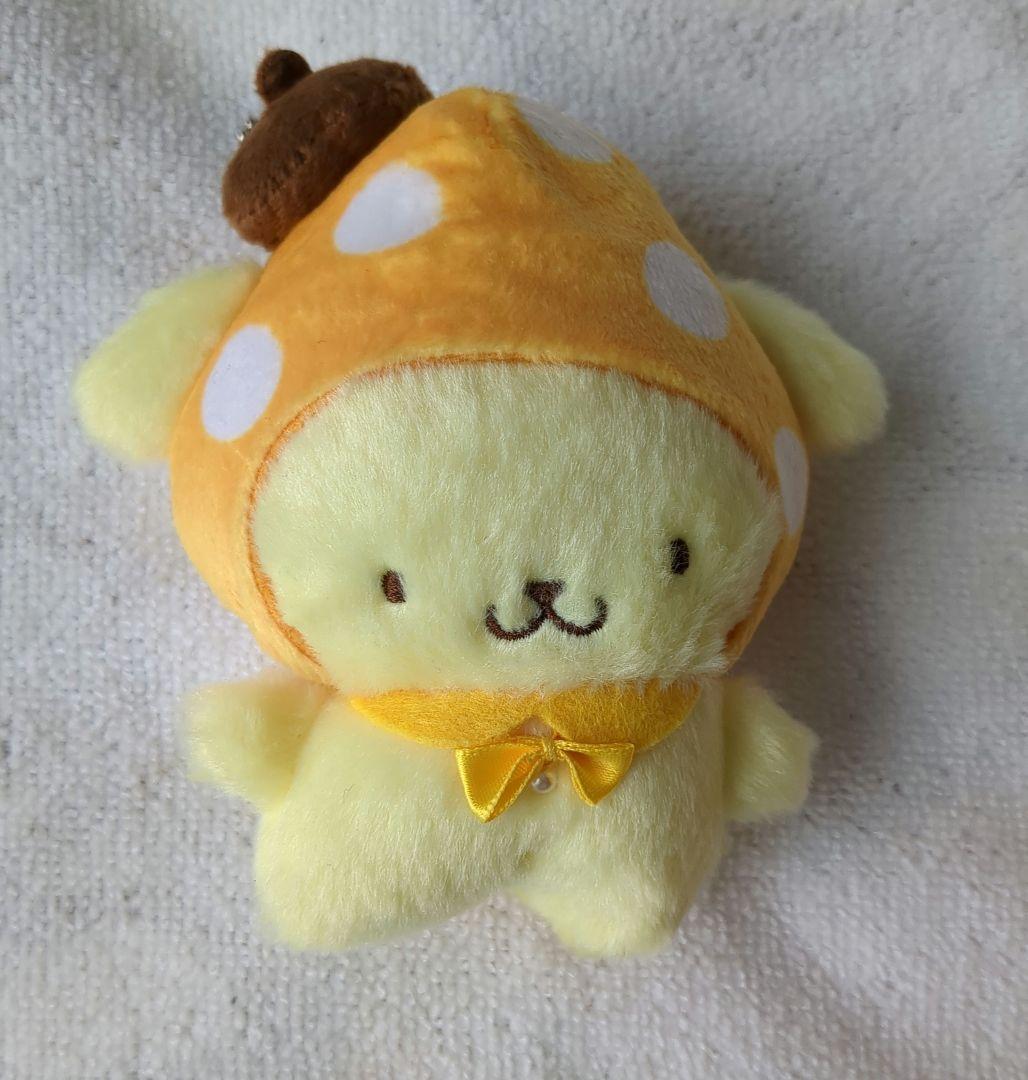 サンリオ　ポムポムプリン　マスコット　きのこ　デザインシリーズ　希少　レア