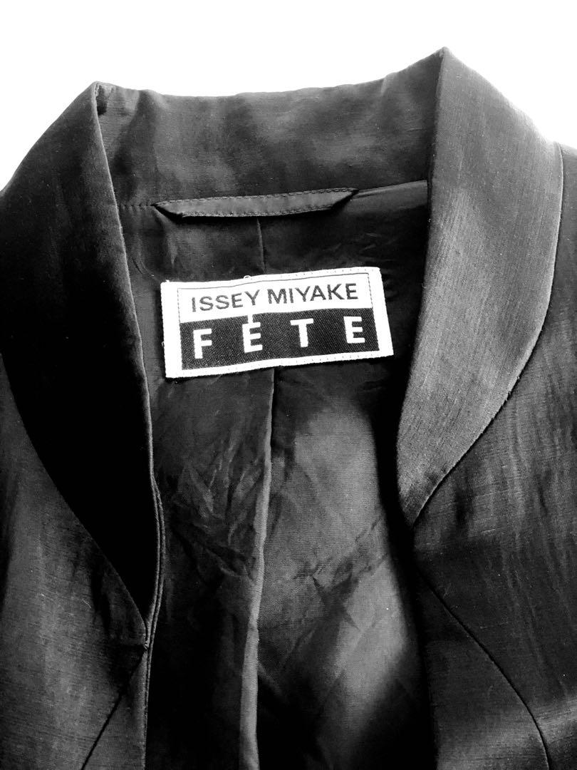 イッセイミヤケ FETE  ジャケット02 黒　日本製