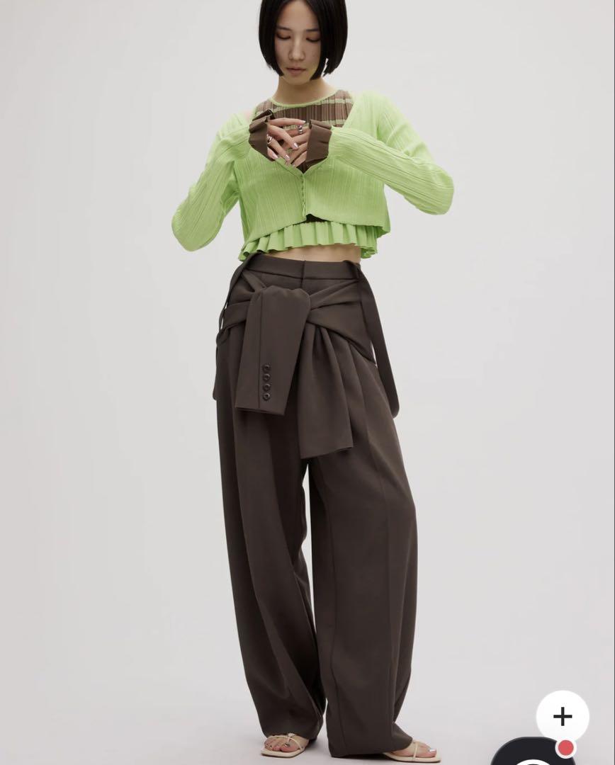 【即取引のみ】MEDI FAKE SLEEVE SUSPENDER PANTS