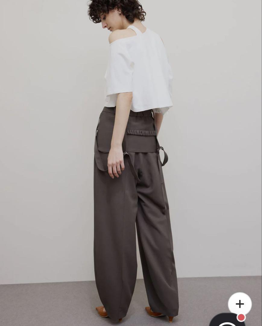 【即取引のみ】MEDI FAKE SLEEVE SUSPENDER PANTS