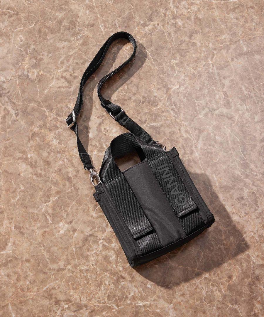 GANNI ガニー　 RECYCLED TECH MINI TOTE