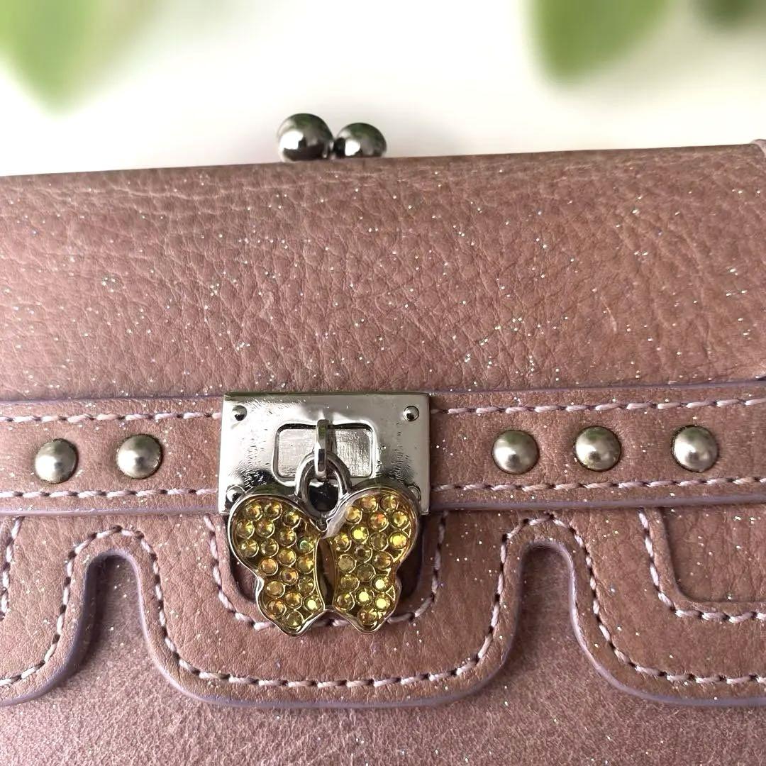 新品】ANNA SUI アナスイ がま口 三つ折り 財布
