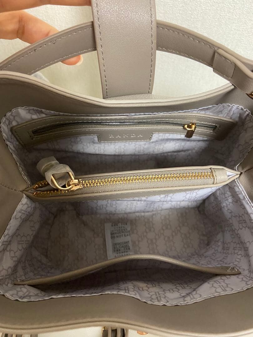 RANDAランダ2WAYソフトバケットバッグ