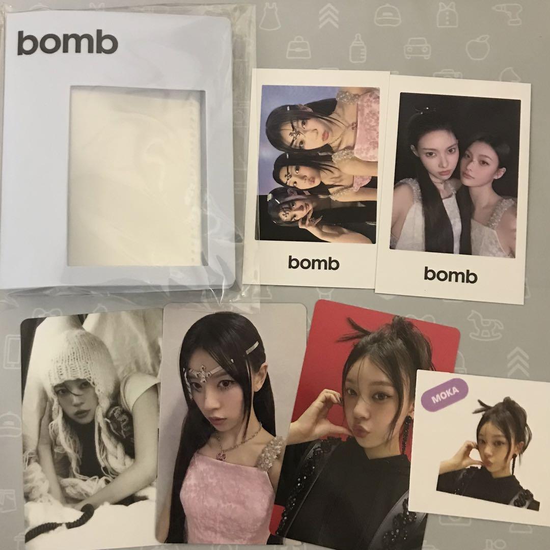 想像を超えての ILLIT bomb チェキ トレカ セット モカ フォトアルバム付き アイドル