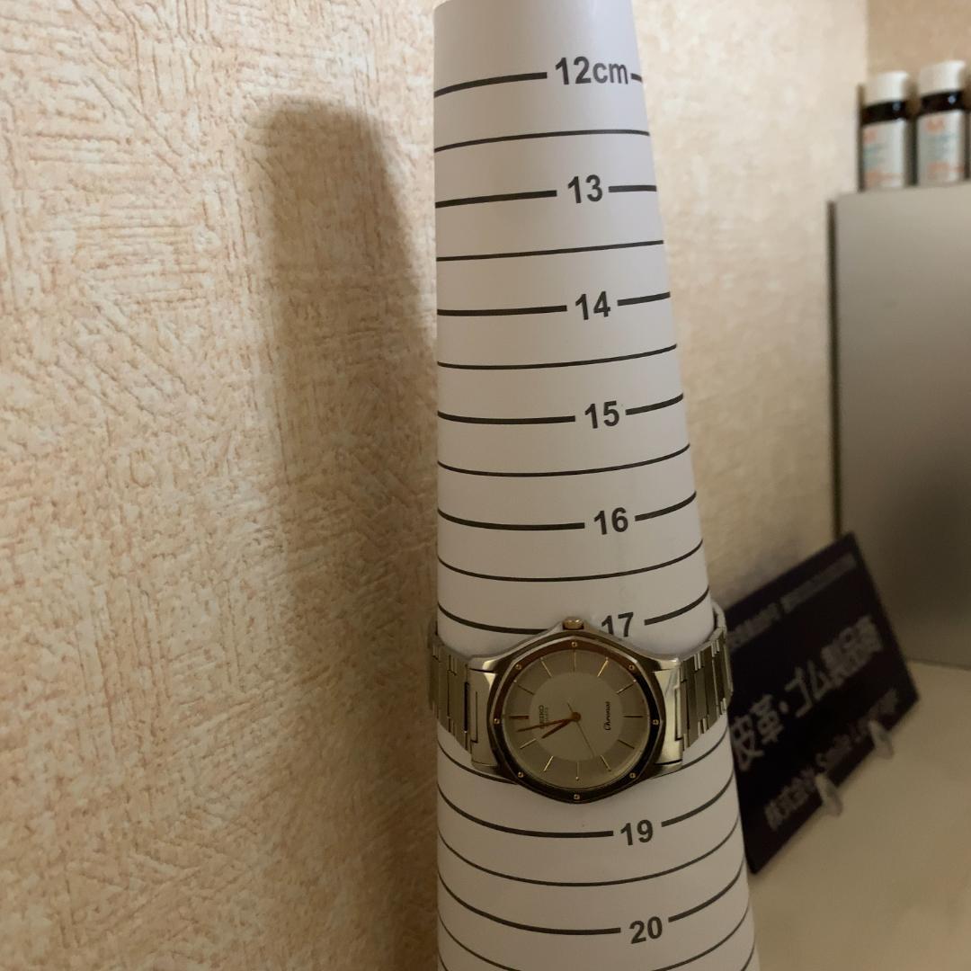 SEIKO Chronos 腕時計 シルバー×ゴールド クォーツ 新品電池交換済