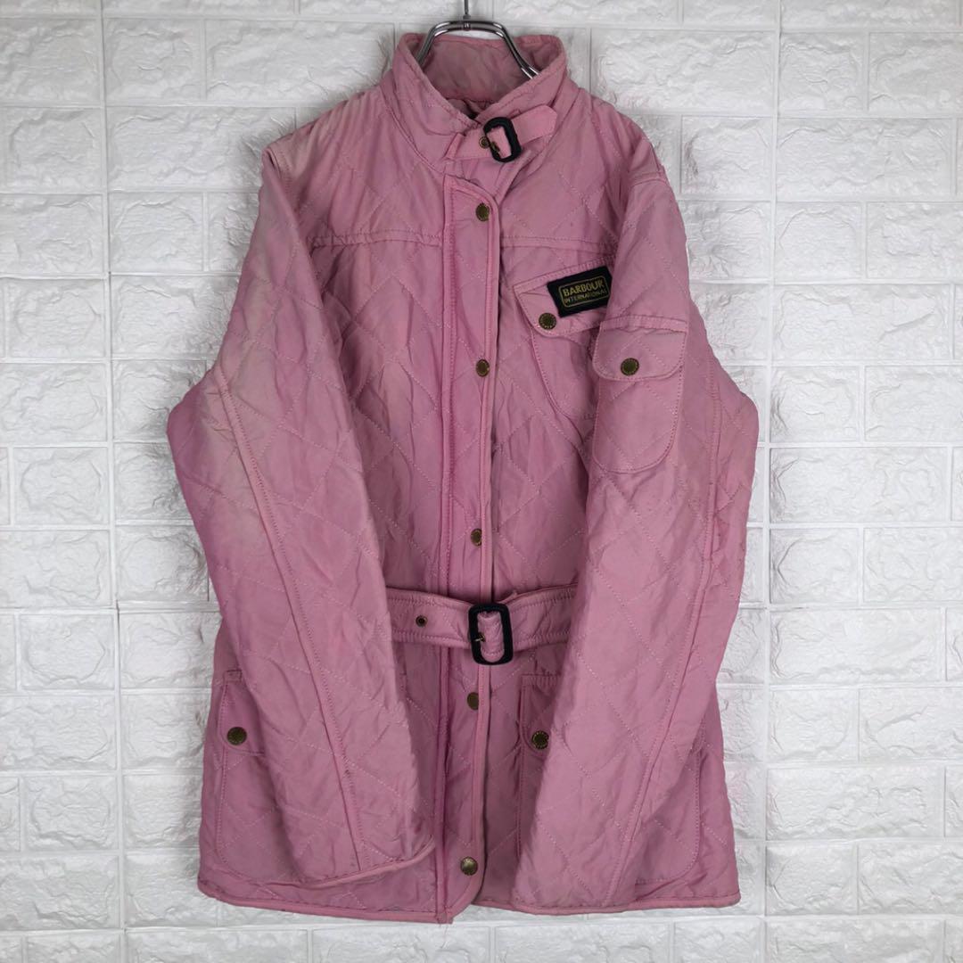 バブアー インターナショナル キルティングジャケット ナイロン