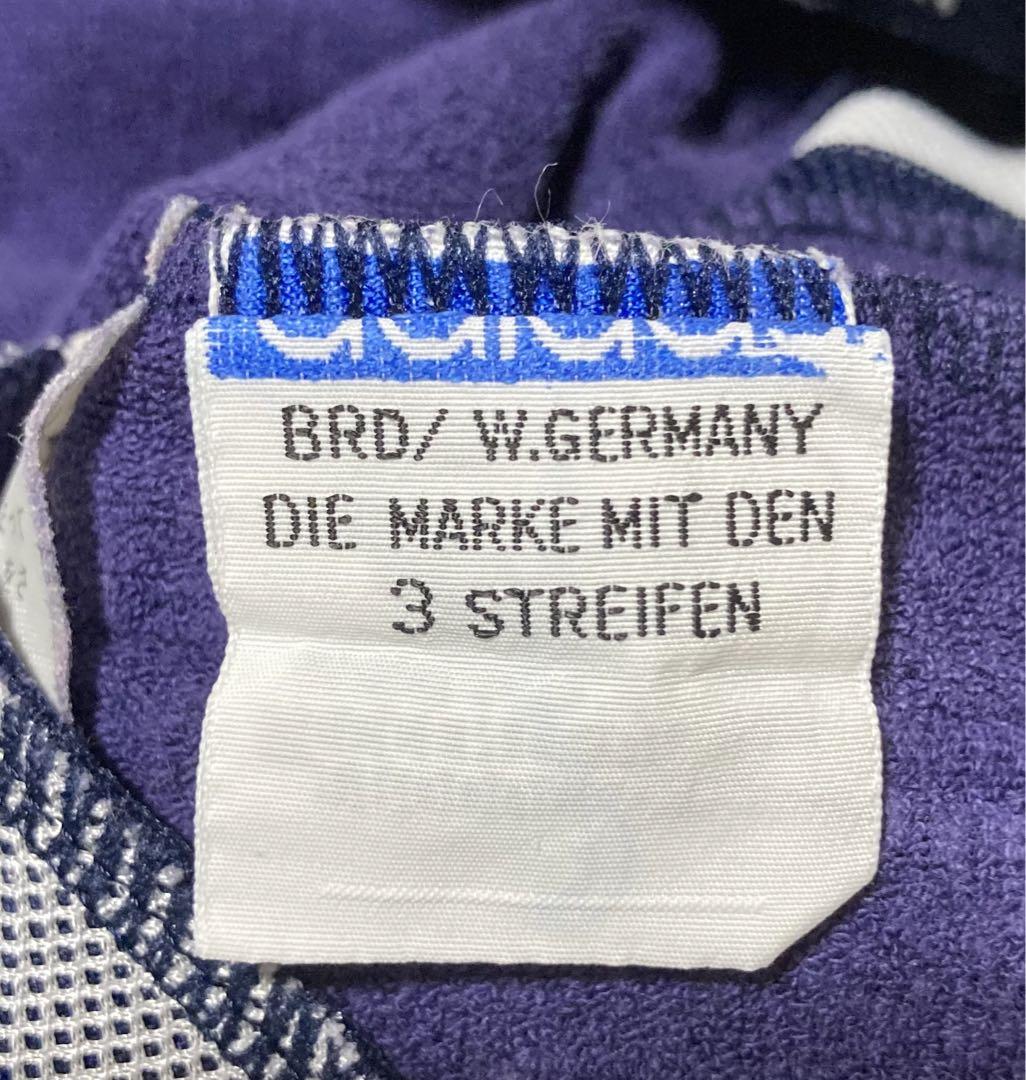adidas ジャージ ドイツ製 デサント製 裾上げテープ