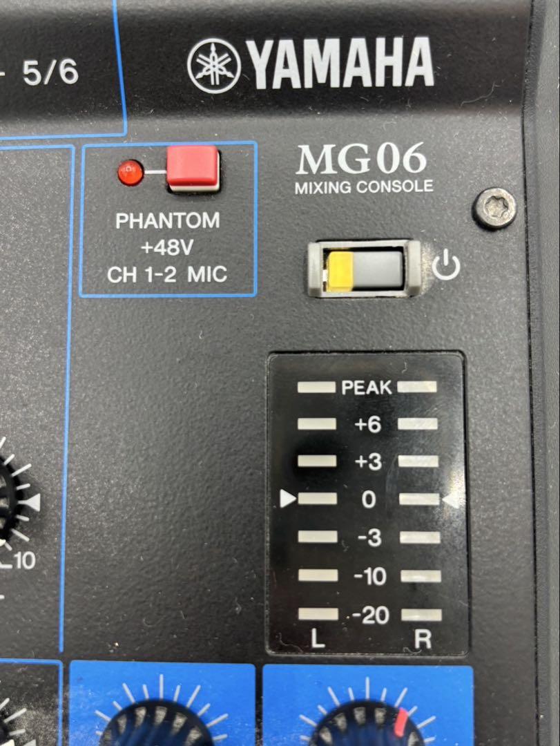 YAMAHA MG06 アナログミキサー