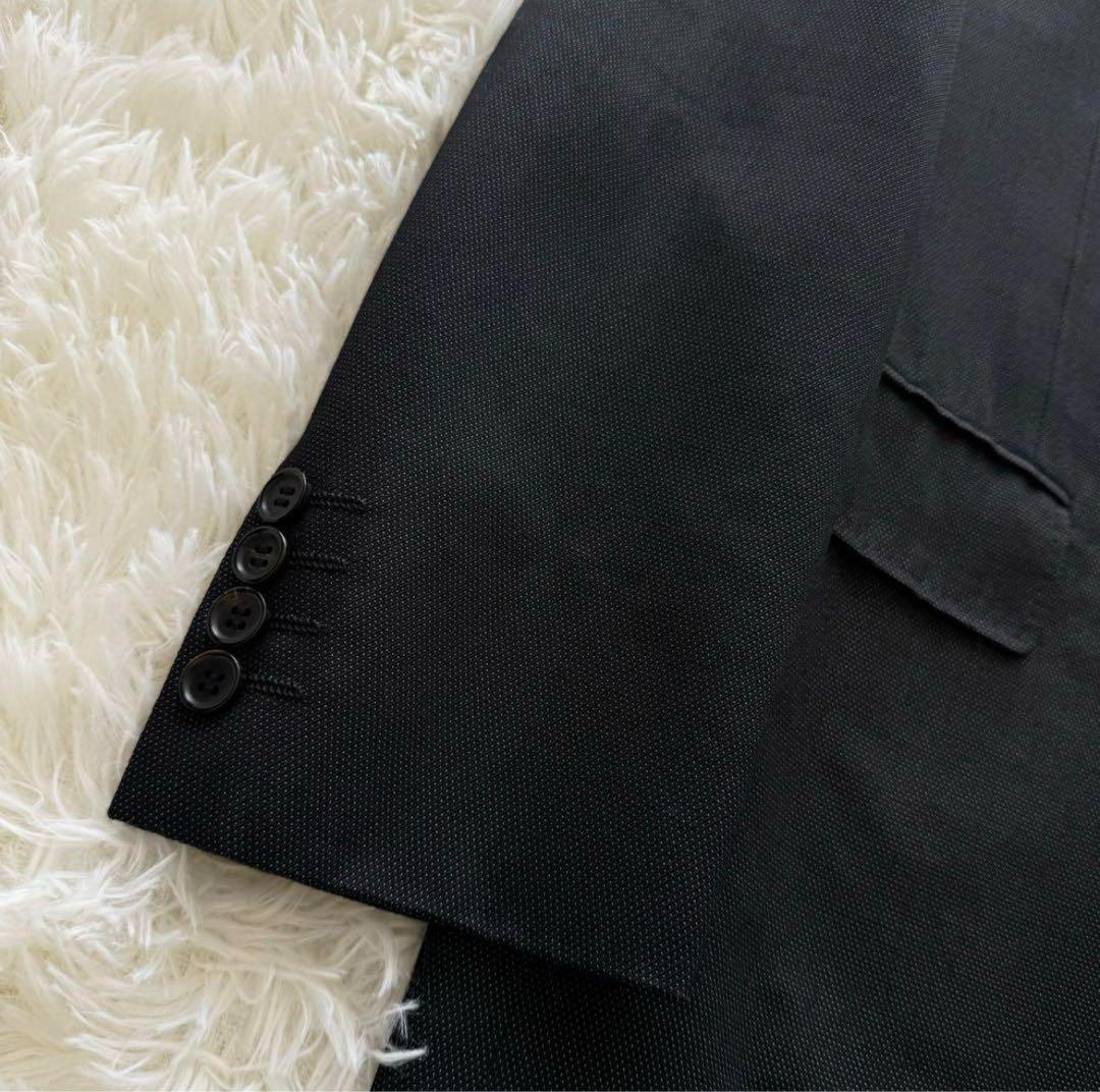 シルク混【コムデギャルソンオムドゥ】AD2016 ジャケット 黒 Mサイズ 水玉 シルク混【コムデギャルソンオムドゥ】AD2016 ジャケット 黒 Mサイズ 水玉