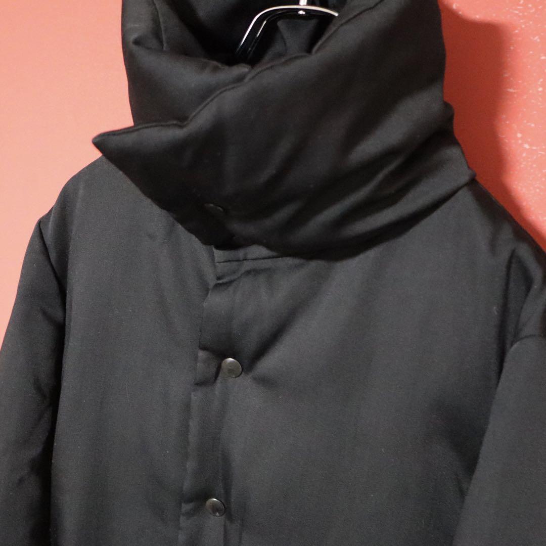 Yohji Yamamoto + Noir 襟デザイン リブ付き ダウンJKT
