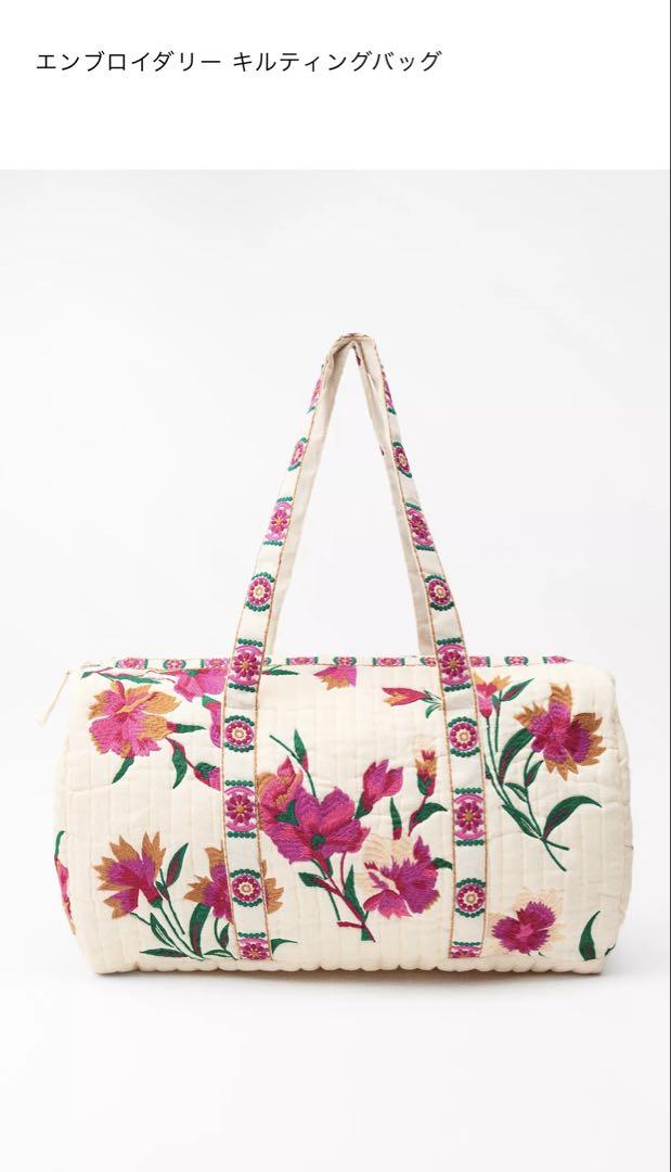 【ZARA】エンブロイダリー キルティング バッグ 3988/015/712 ZARA 刺繍 エンブロイダリー キルティング バッグ - メルカリ