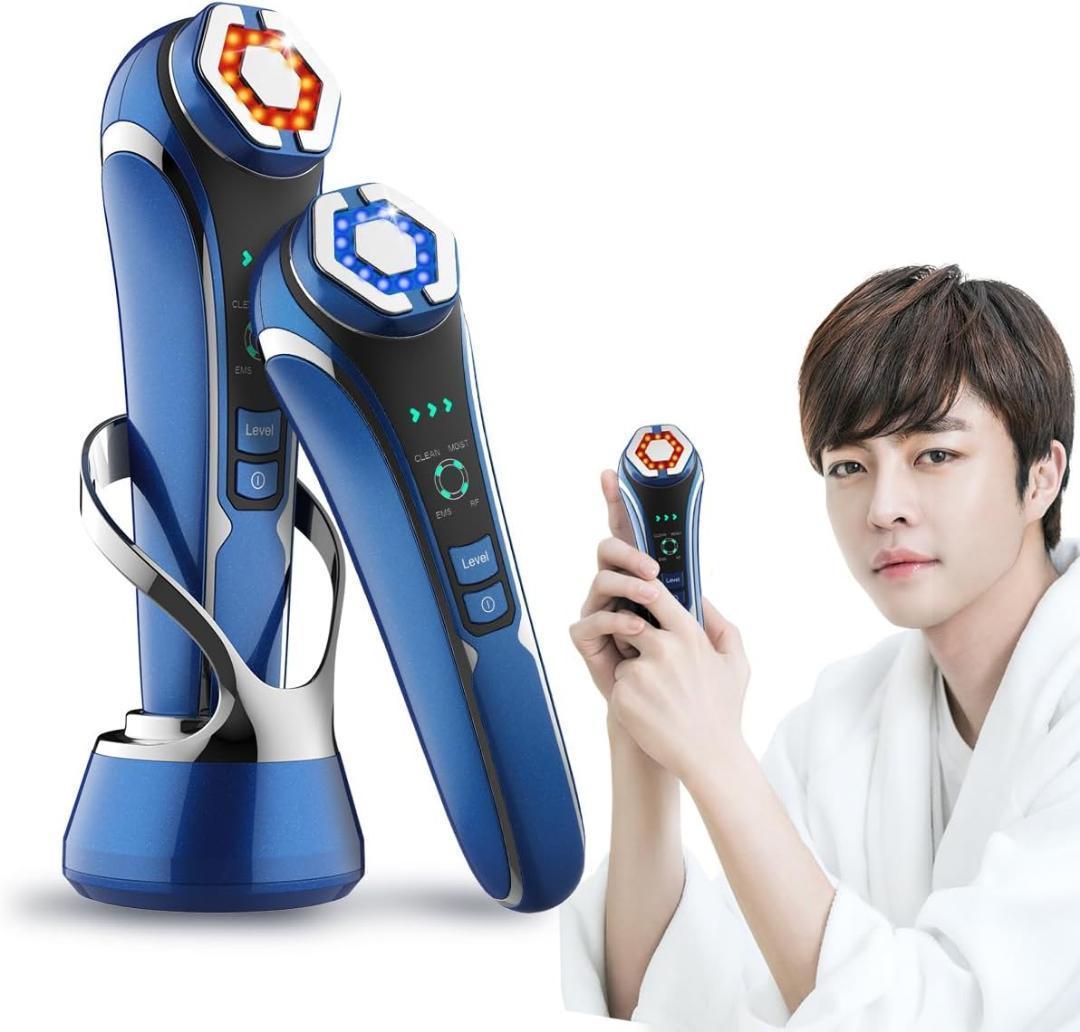 美顔器 EMS RF美顔器 美容器 イオン導入 イオン導出 LED光 温熱