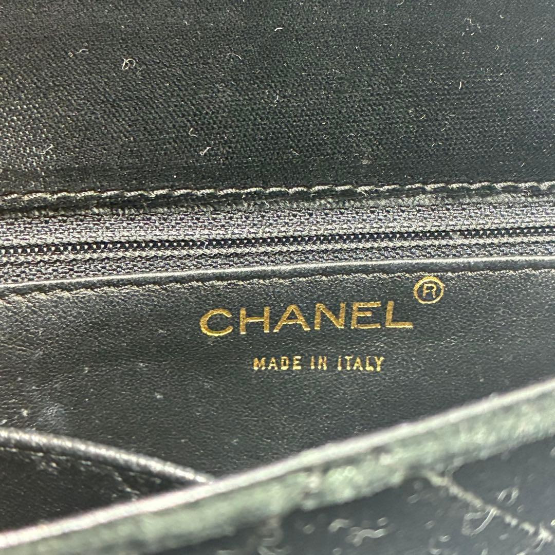 美品　CHANEL　ハンドバッグ　チェーン　7シリーズ　マトラッセ　ベロア