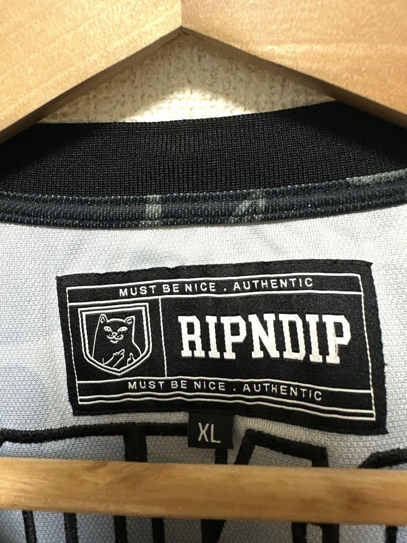 美品 RIPNDIP リップンディップ カモフラ ゲームシャツ