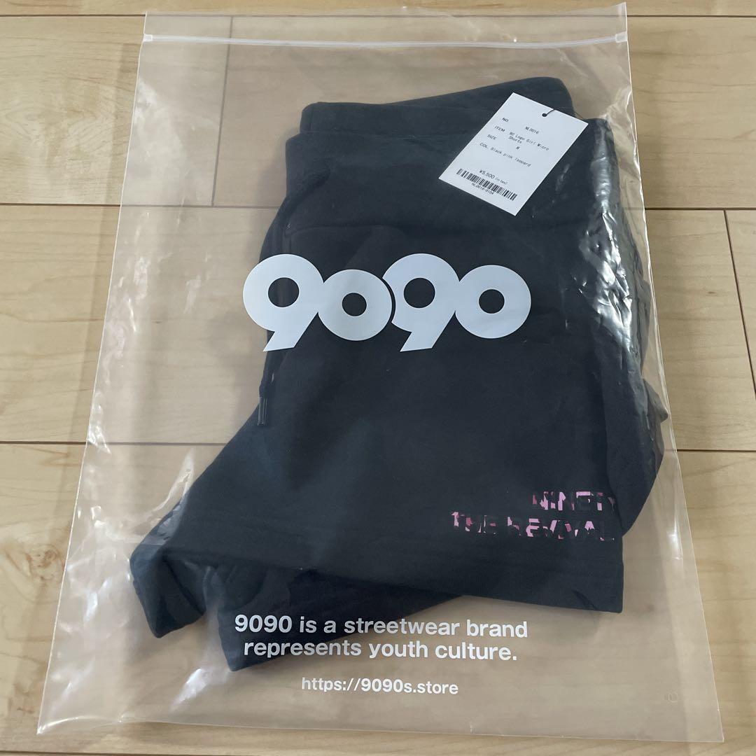 9090 girl 90 Logo Girl Micro Shorts ブラック 9090 girl 90 Logo Girl Micro Shorts ブラック