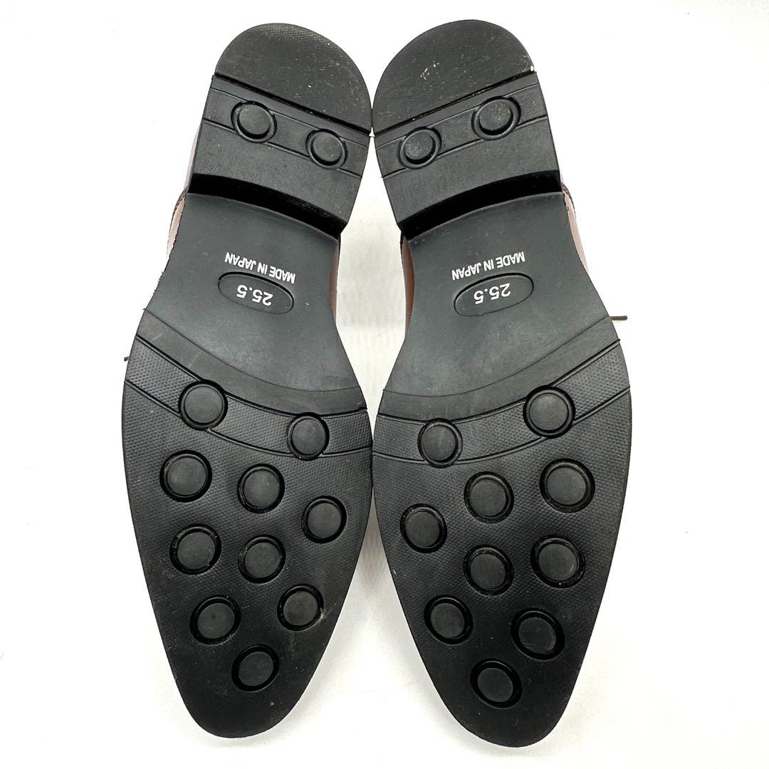 〈美品〉JOHN PEARSE ジョンピアース 【25.5cm】ストレートチップ