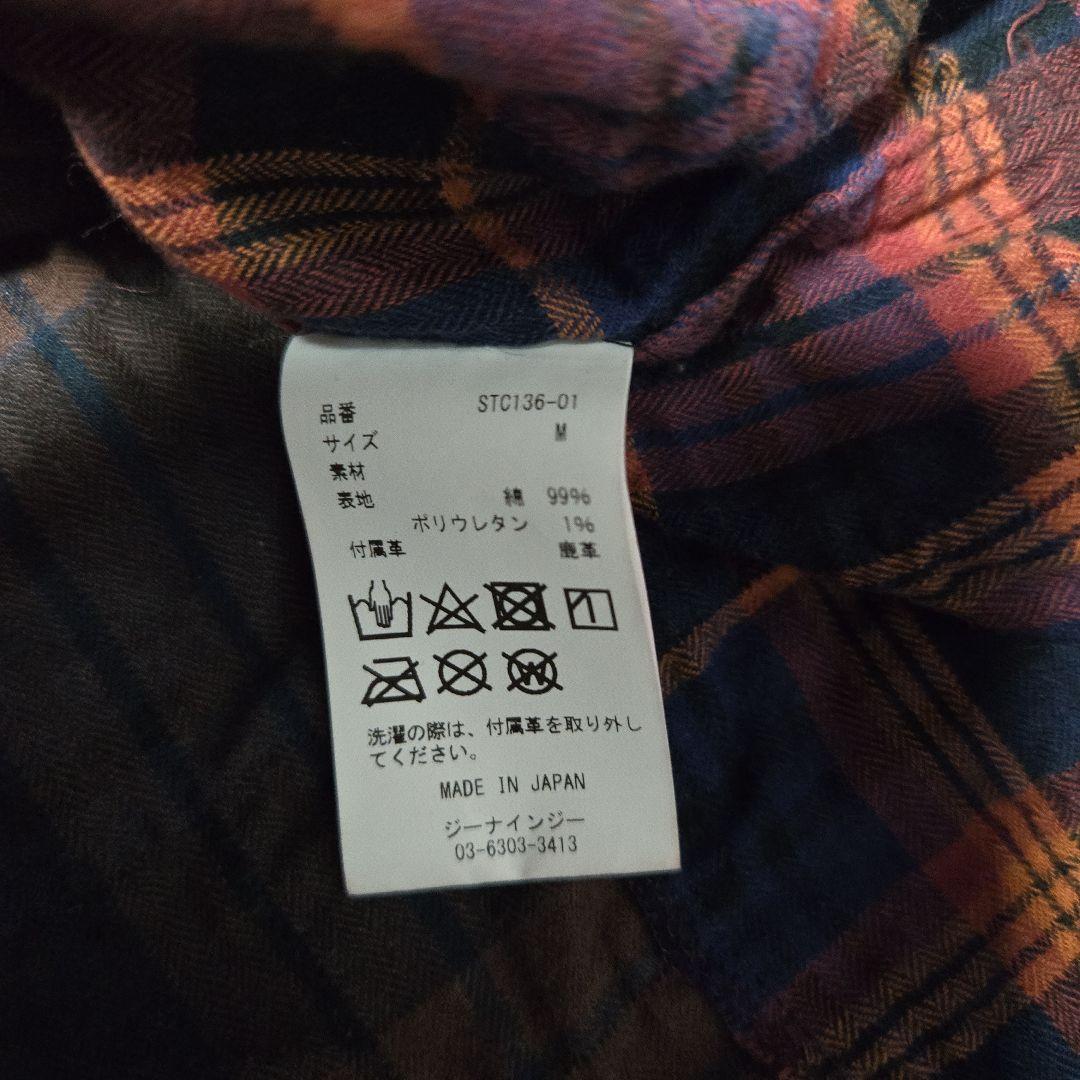 B'z稲葉浩志着用STRUM シャーリングタータンチェック切り替えシャツ