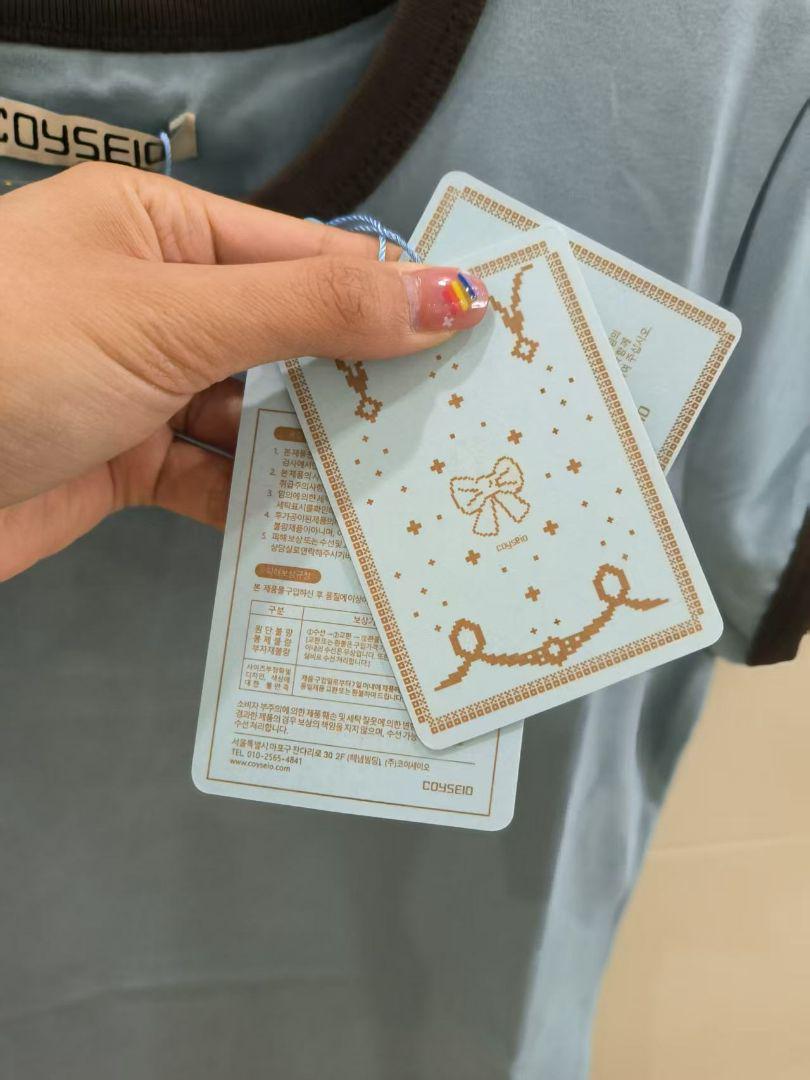 COYSEIO 水色 半袖Tシャツ 星刺繍 - メルカリ