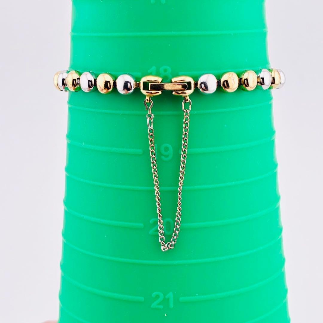 3953【新品電池】SEIKO　腕時計　ブレスウォッチ　コンビ　ゴールド　金銀