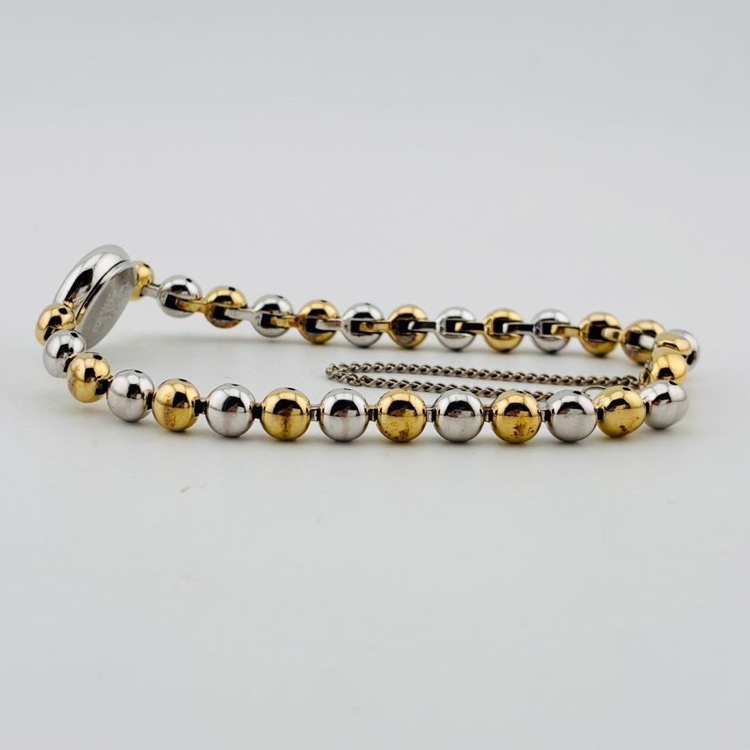 3953【新品電池】SEIKO　腕時計　ブレスウォッチ　コンビ　ゴールド　金銀