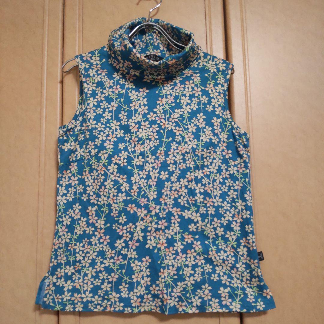 Momon 百々ん 京都くろちく綿100%ノースリーブ Tシャツ 日本製