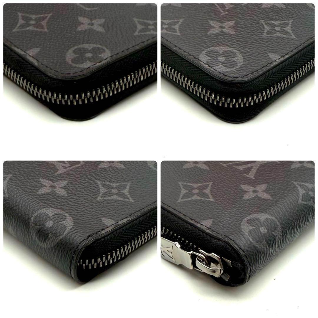 ルイヴィトン モノグラム エクリプス ジッピーウォレット ヴェルディカル