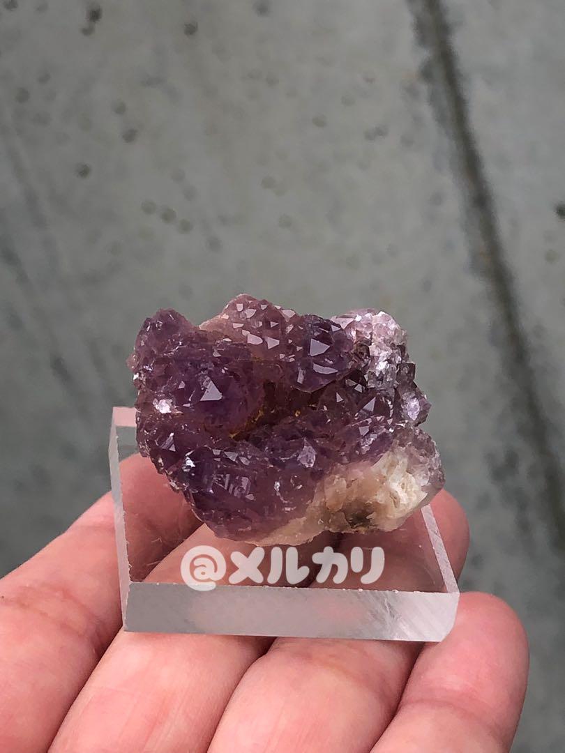 国産鉱物 荒川鉱山 紫水晶クラスター（特濃！）