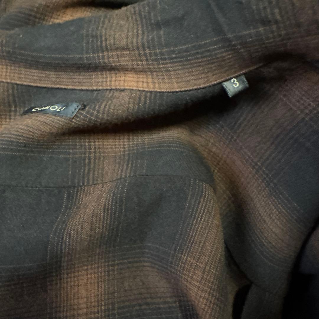 COMOLI コモリ 24SS レーヨン オープン カラーシャツ