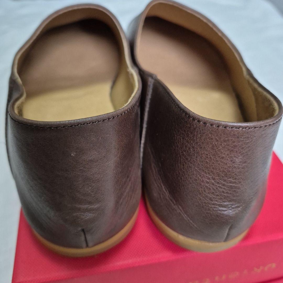 que shoes】plain M ブラウン